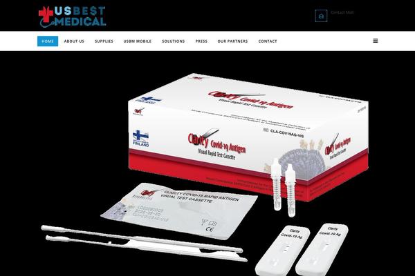 Medizin theme site design template sample