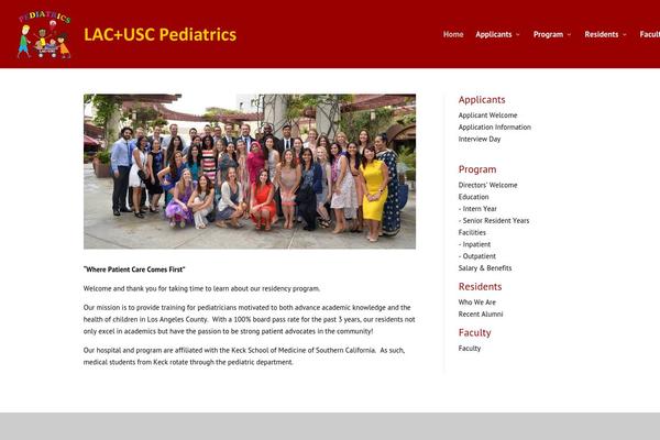 uscpediatrics.com site used Diviupdated