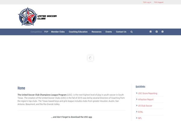 Site using Sport-core-plugin plugin