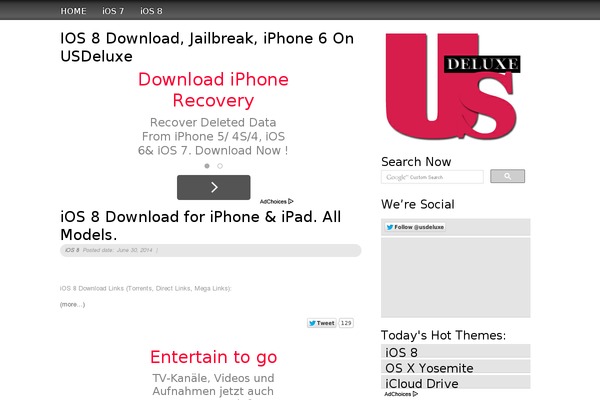 usdeluxe.com site used NEWSmaker