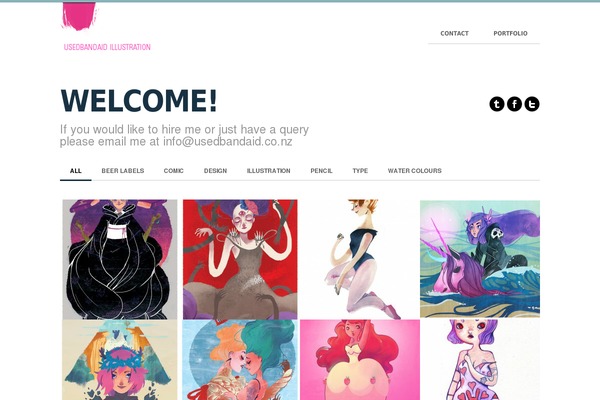 Nemesis theme site design template sample