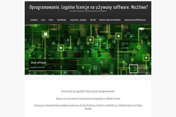 Theron Lite theme site design template sample