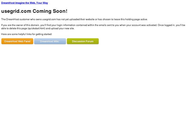 Dreamhost theme site design template sample