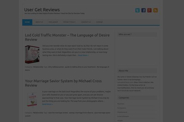 Site using Digg Digg plugin