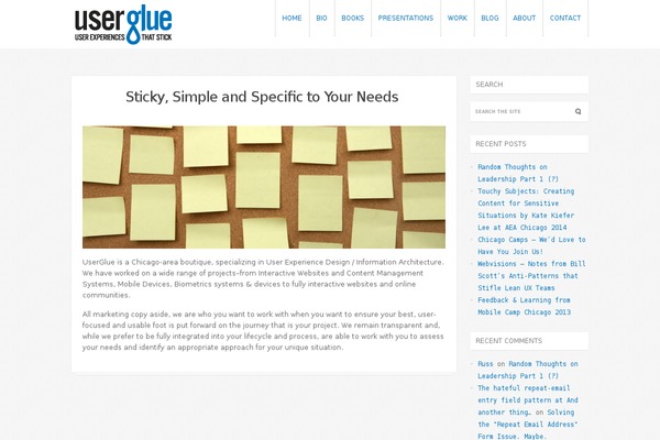Radius theme site design template sample