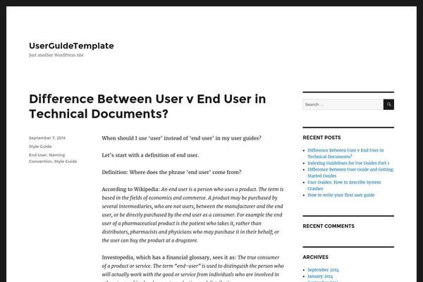 Thesis 1.8 theme site design template sample