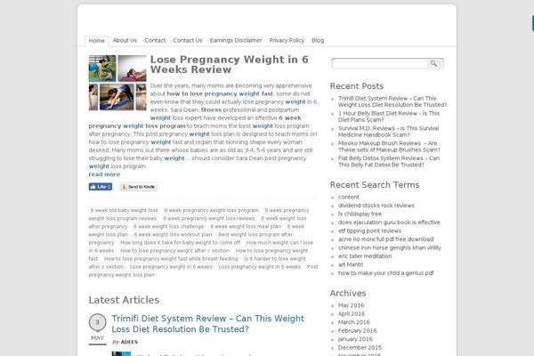 Site using Pinoy Pop Up on Exit plugin
