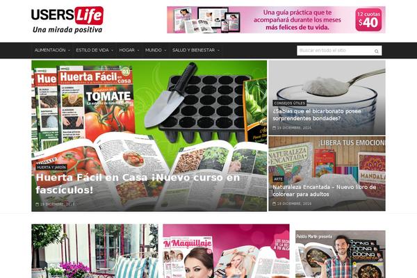 userslife.com site used Dialy-theme