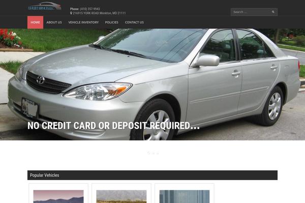 RedLine theme site design template sample