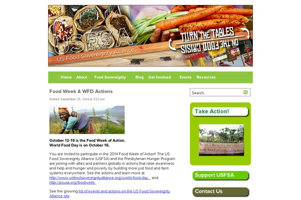 Site using WordPress Content Slide plugin