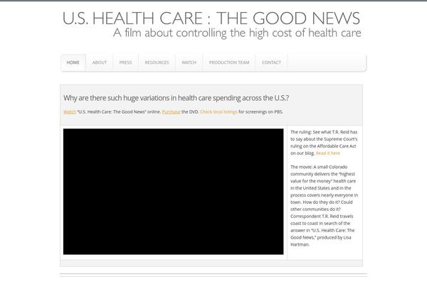 ushealthcaremovie.com site used Builderchild-thinner