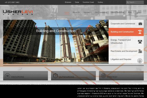usherlevi.com.au site used Webalive