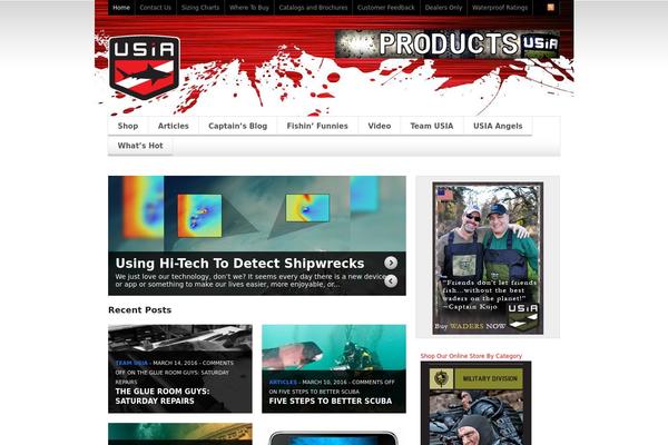 Spectrum theme site design template sample