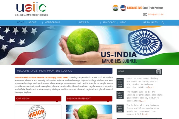 usiic.in site used Interface