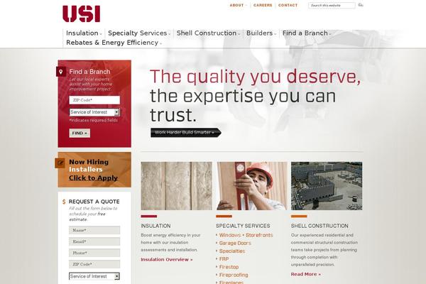 Basis theme site design template sample