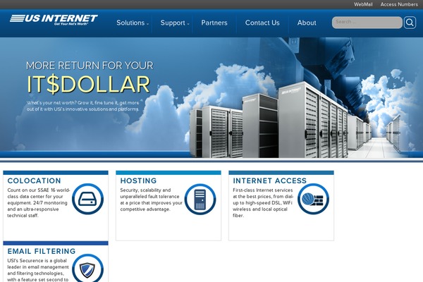 usinternet theme websites examples