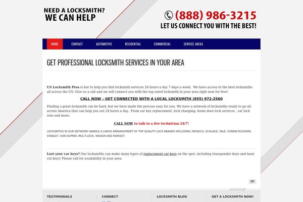 uslocksmithpros.com site used Eruption