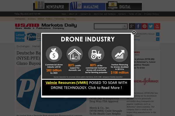 thebusinessnews-single theme websites examples