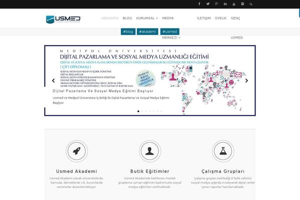 Gradiant theme site design template sample