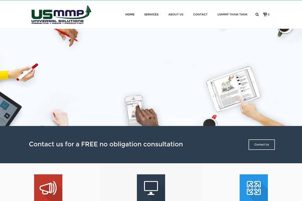 usmmp.com site used Brandon-premium-wordpress-theme
