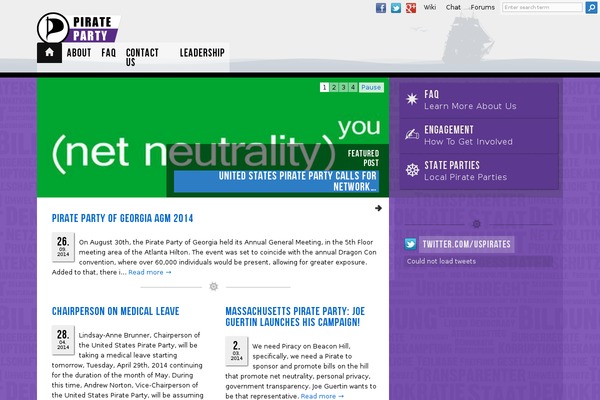 pirate theme websites examples