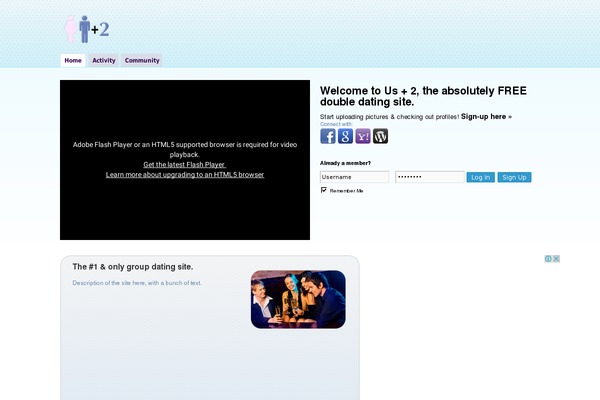 Bp-social theme site design template sample