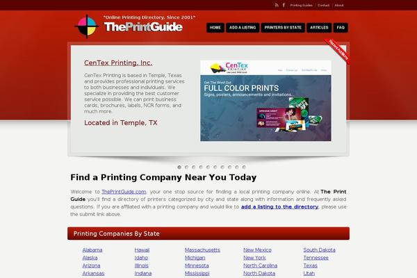 Karma theme site design template sample