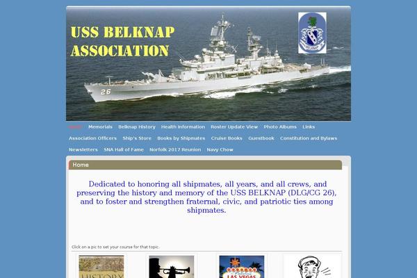 Northern-Clouds theme site design template sample