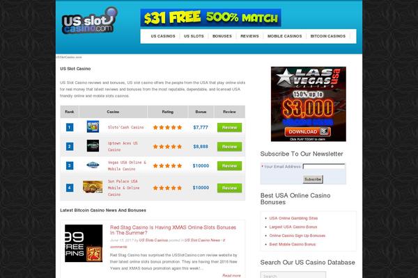 Slots Theme theme site design template sample