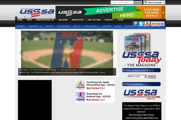 Flex Mag theme site design template sample