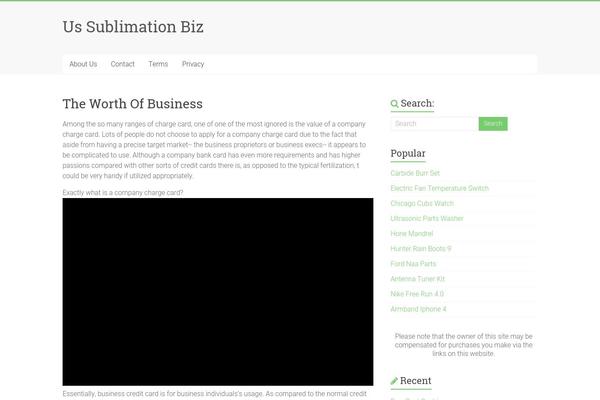 Accelerate theme site design template sample