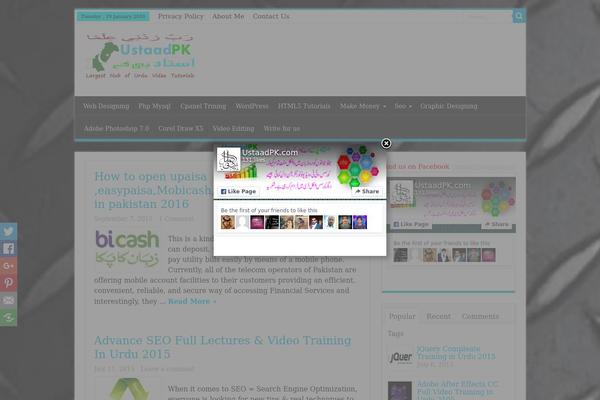 Homeo theme site design template sample