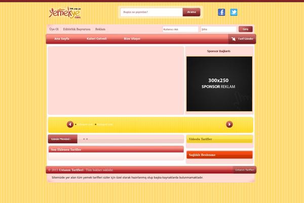 Demo theme site design template sample