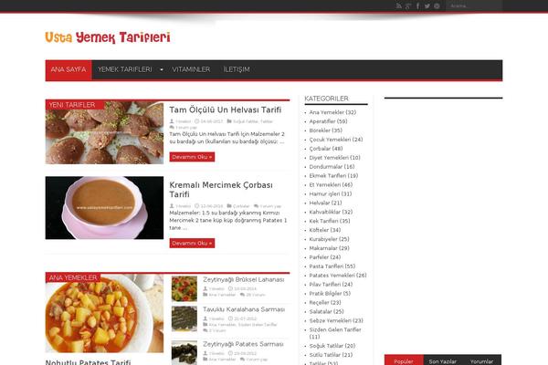 ustayemektarifleri.com site used Tarif