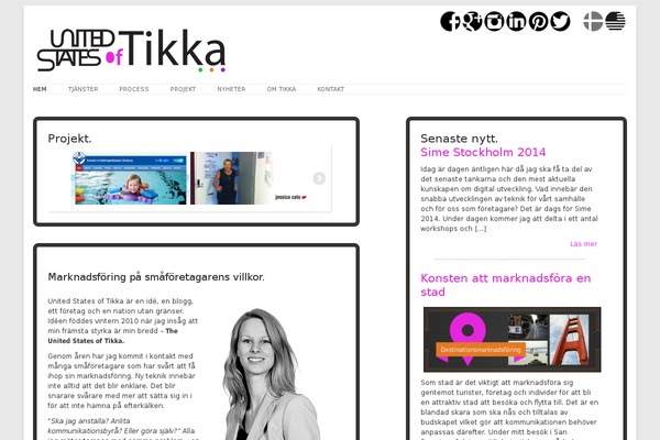Twenty Twelve theme site design template sample