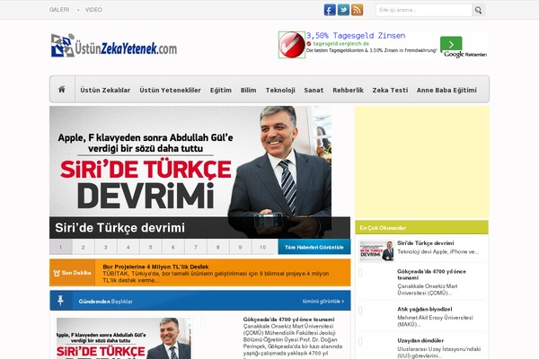 ustunzekayetenek.com site used Exihaber