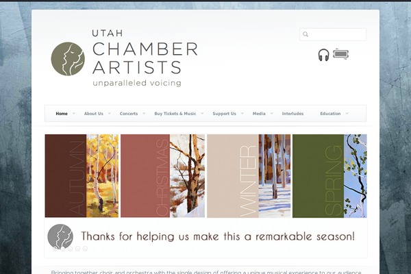 Gaia theme site design template sample