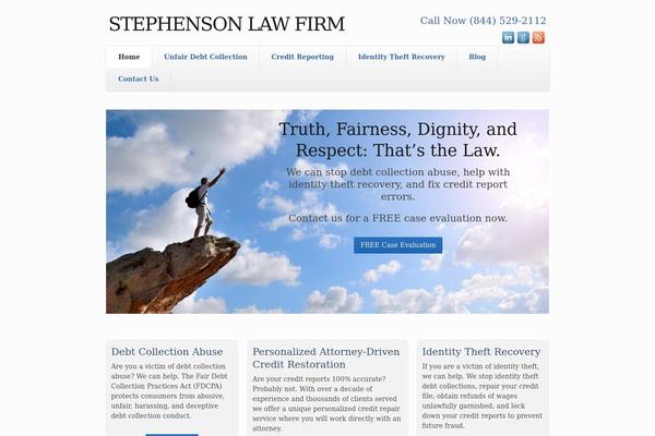 Skeleton theme site design template sample