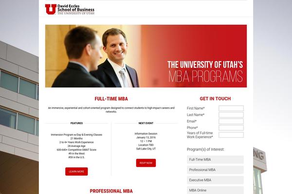 utahmba.com site used Zelos