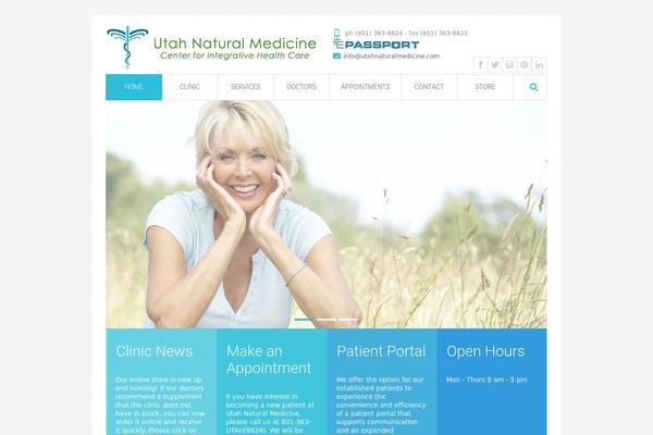 MediCure theme site design template sample