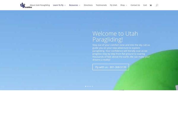 Divi theme site design template sample