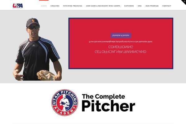 utahpitchingacademy.com site used X | The Theme