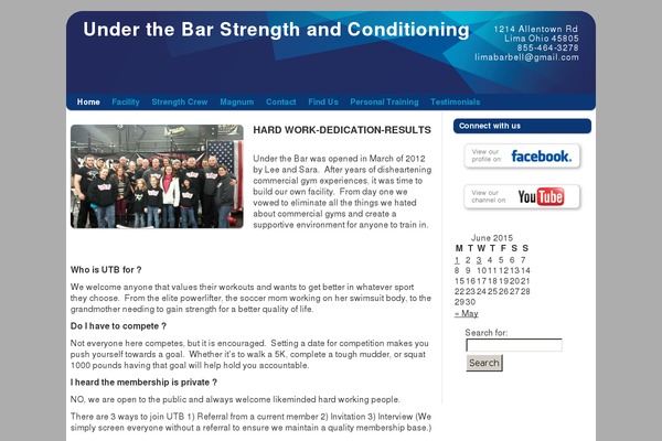 utbstrength.com site used Smallbiz