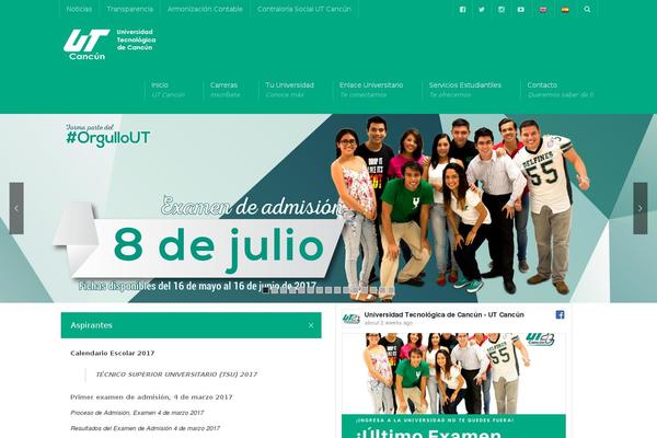 University theme site design template sample