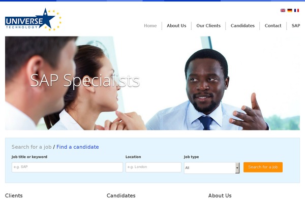 Omnia theme site design template sample