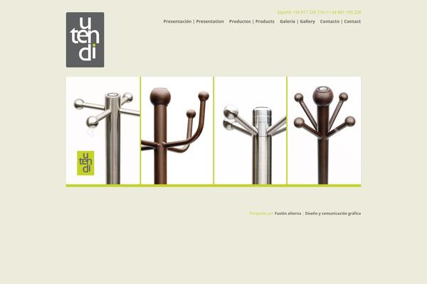 Flexible theme site design template sample