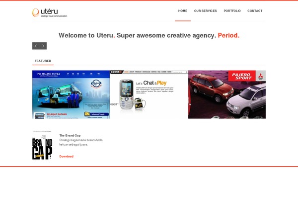 Gridz theme site design template sample