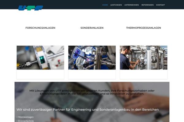 Industrial-child theme site design template sample