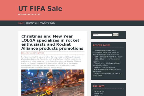 Solon theme site design template sample