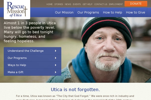 uticamission.org site used Homebase